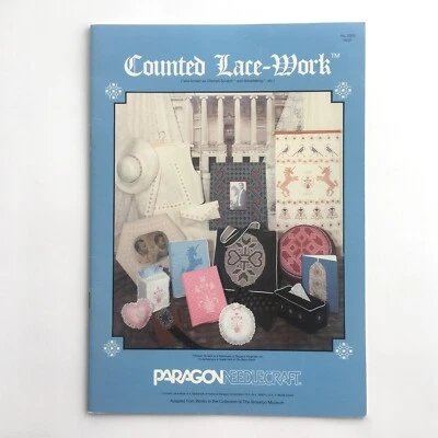 Counted Lace-Work Paragon Needlecraft Charts Patterns Book #2203 Brooklyn Museum - Image 1 of 2