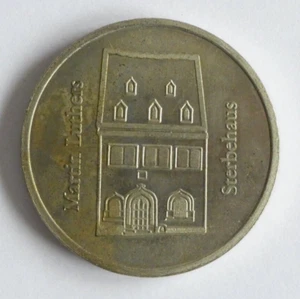 Medaille Luther "Martin Luthers Sterbehaus" RS Siegel der Stadt Eisleben - Bild 1 von 2