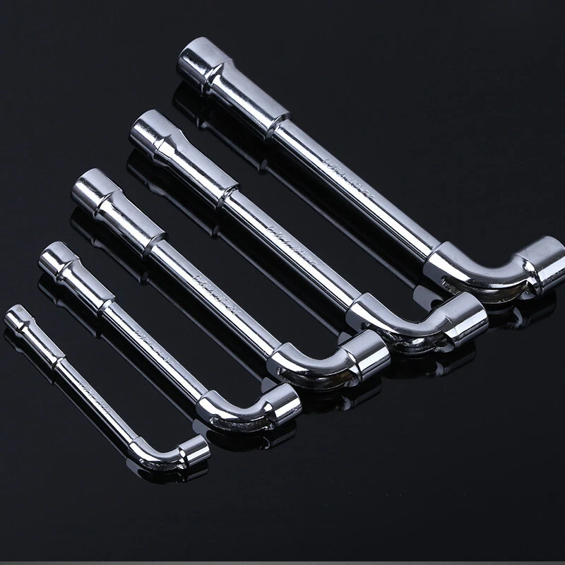 6mm-24mm Metric L Shaped Angled Open Hex 6 Point Socket Wrench - Image 1 of 4