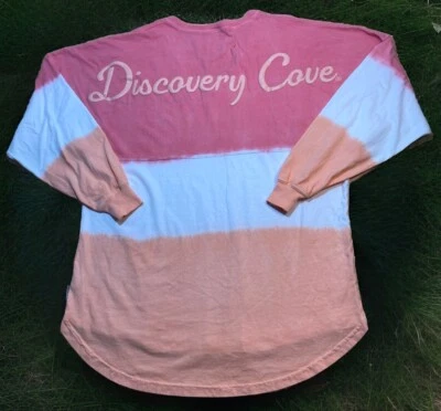 Discovery Cove Orlando Spirit Jersey NEW Sea World Long Sleeve Shirt L Dolphin - Image 1 of 4