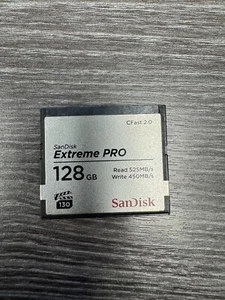 SanDisk 128GB Extreme PRO CFast 2.0 Memory Card - Picture 1 of 2