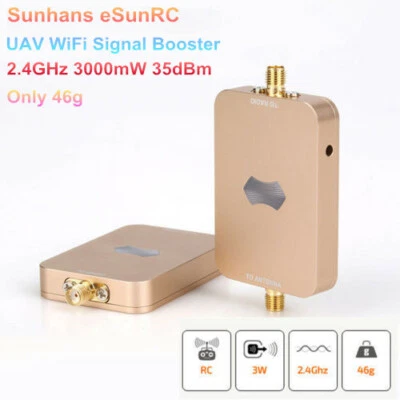Sunhans eSunRC 3000mW 35dBm 2.4G UAV WiFi Signal Booster Aeromodelling Amplifier - Image 1 of 4