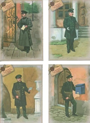 Belarus 2020. Europa CEPT.  Ancient post routes. 4 cards. NEW - Image 1 of 4