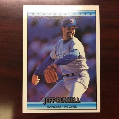 1992 Donruss #129 Jeff Russell Texas Rangers - Image 1 of 2