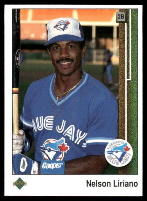 Nelson Liriano 1989 Upper Deck #109 Toronto Blue Jays - Image 1 of 2