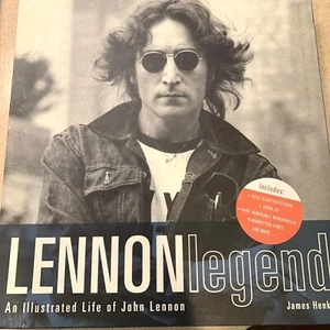 Lennon Legend Illustrated Biography Book & CD Set By James Henke Hardcover - Foto 1 di 12