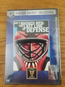 New, NHL's Masked Men, The Last Line of Defense (DVD,2005) Factory Sealed - Picture 1 of 2