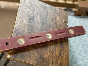 Vintage Red Wood Sands Level & Tool Co. No. 118-24 Leveler Detroit MI - Picture 1 of 6