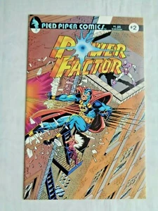 Power Factor Vol 1 No. 2 cómics de Pied Piper 1988 Kevin Juarire primera impresión casi nuevo (9,4) - Imagen 1 de 9