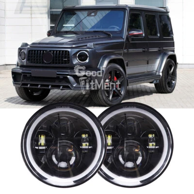 7'' LED Scheinwerfer Halogen Blinker Fernlicht IP67 für Mercesdes Benz G-Klasse - Bild 1 von 4