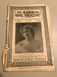 Dec 18 1898 Sydney Booth, Blanche Walsh, Harold Carver Beautiful Women Christmas - Picture 1 of 13