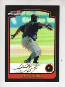 2003 Bowman Chrome Refractor CC Sabathia #112 - Picture 1 of 2