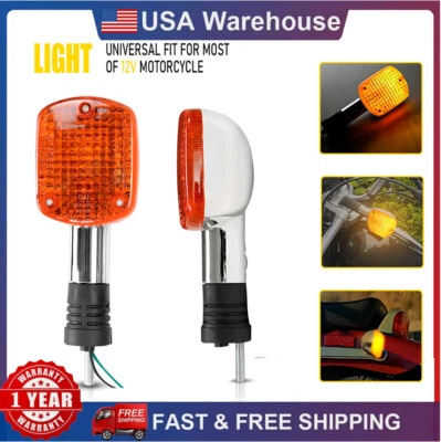 Luces intermitentes ámbar 12V para Suzuki Intruder Volusia VL VS 700 750 800 1400 Foto 1 de 4