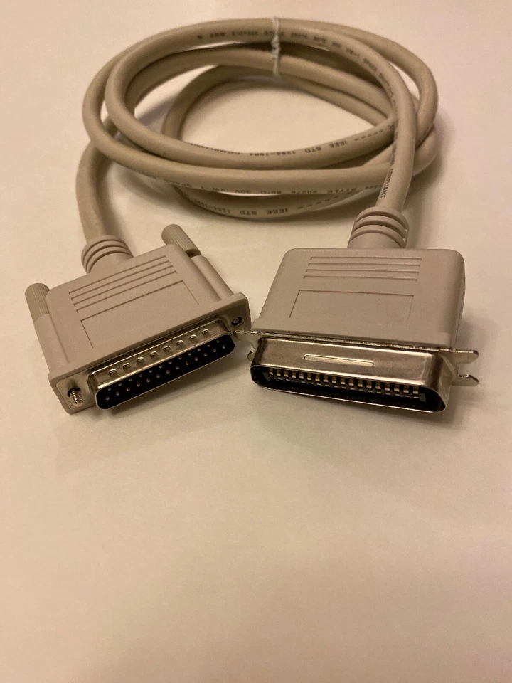 DB25 IEEE 1284 Male to Female Serial Parallel Cable Length: 6 Foot - Image 1 of 1