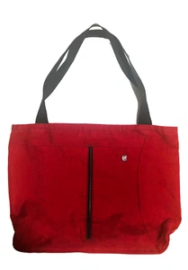 Victorinox Swiss Army Red Canvas Tote Bag 16,5" x 13" Carry On Computer Bag - Bild 1 von 8