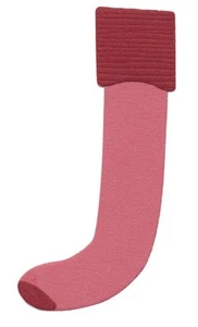 QuicKutz Die 2x2 Christmas Stocking Xmas 2pc Lot New Die-cut Sizzix Scrapbook - Picture 1 of 1