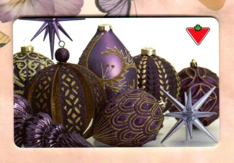 CANADIAN TIRE ( Canada ) Christmas Tree Ornaments ( 2016 ) Gift Card ( $0 ) - Image 1 of 1