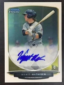 2013 Bowman Chrome Prospects Wyatt Mathisen Autogramm #BCP-WM  - Bild 1 von 1