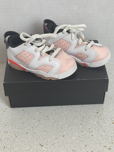 Taglia 6C Jordan 6 Retro Low Atmosphere 23 Bianco Rosa
