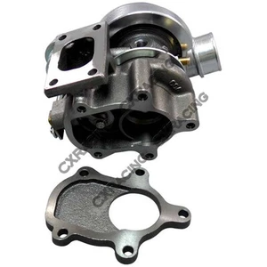 GT25 T25 TURBO CHARGER w/ WASTEGATE 14PSI Water Banjo For FORD MUSTANG S13 - Picture 1 of 4