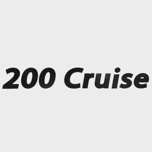 Lowe Båt Emblem Klistremerker 2178380 | 200 Cruise Svart 15 1/4 x 2 1/4 Inch