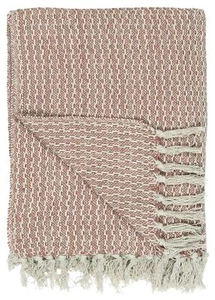 Decke Plaid Kuscheldecke Wohndecke Creme Rose 130x160cm Ib Laursen 6510-86 - Bild 1 von 4