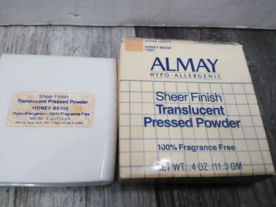 POLVO PRENSADO TRANSLÚCIDO ACABADO TRANSPARENTE ALMAY RETIRADO 100% LIBRE DE F, BEIGE MIEL Foto 1 de 4