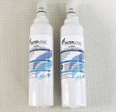 2x FilterLogic FL-RF20 Filter Fits LG LT800P NEW Sealed - Image 1 of 4