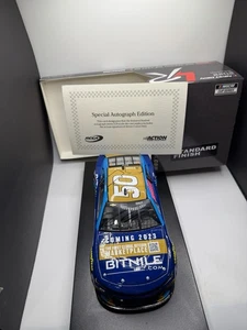 2022 Conor Daly #50 BITNILE Autographed 1/24 Nascar - Picture 1 of 15