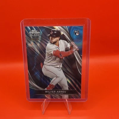 2024 Topps Chrome Black #23 Wilyer Abreu - Blue Lava RC 40/75 - Image 1 of 3