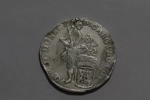 🧭 🇳🇱 NETHERLANDS Gelderland RIJKS DAALDER 1699 27.73Gr B84 XS8 - Picture 1 of 5