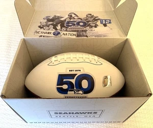 Seattle Seahawks NFL 2025 Fútbol STH Regalo 50 Aniversario - Grande - ¡JSN!! - Imagen 1 de 4