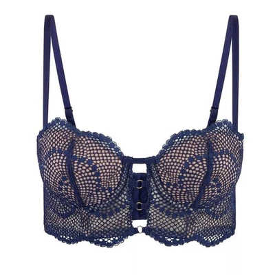 Adore Me Margaritte Push Up Women Bra, Dark Blue, Size 36C - Image 1 of 4