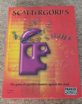 Scattergories Board Game - New & Sealed Contents In Opened Box - Image 1 of 4