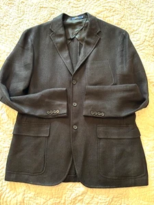 Ralph Lauren Polo Herren Kollektion Seide Leinen Sportsman Western Blazer Sport Mantel - Bild 1 von 15