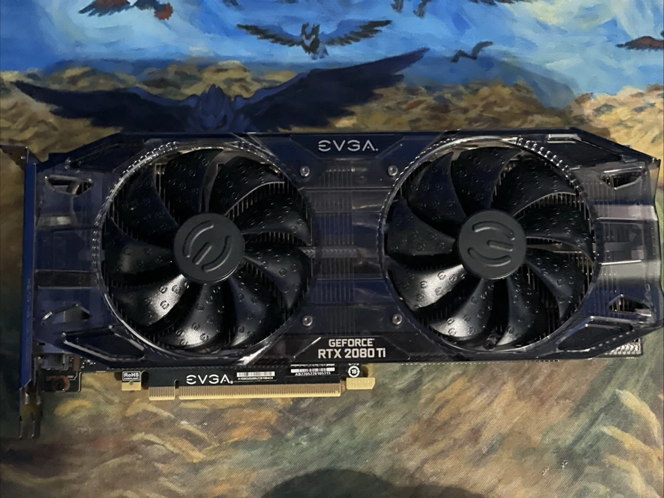 EVGA NVIDIA GeForce RTX 2080 Ti 11GB GDDR6 Graphics Card 11G-P4-2281-BR *Used* - Image 1 of 4