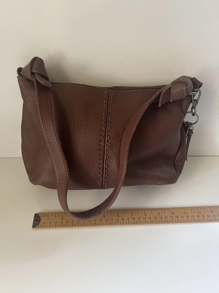 The Sak Brown Leather Hobo Bag With Charms - Image 1 of 4