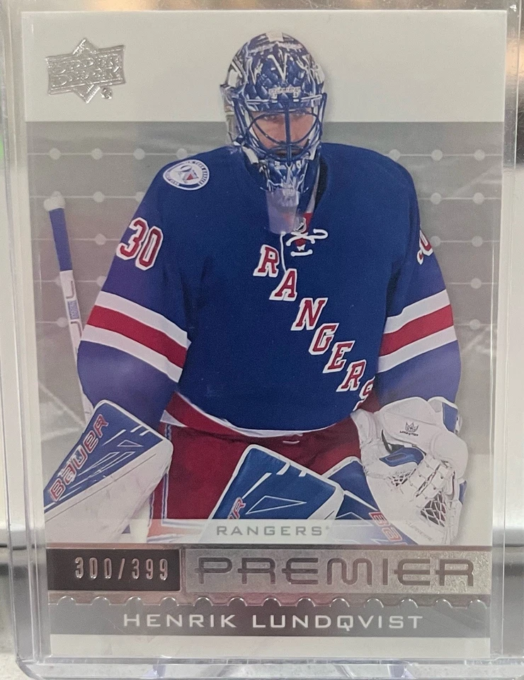 HENRIK LUNDQVIST 2016-17 Upper Deck Premier Base 300/399 - Image 1 of 1