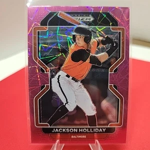 Jackson Holliday #PDP1 Neon Pink Velocity 2022 Panini Prizm Draft Picks - Picture 1 of 2