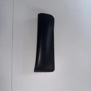 BLACK CARAN D'ACHE LA COLLECTION DE LA MAISON LEATHER PEN CASE FOR TWO - Picture 1 of 7