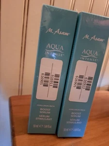 M. Asam Aqua Intense Hyaluron Rich Boost Serum 1.69 oz New in Box Set Of 2 - Picture 1 of 1