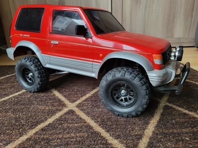 Tamiya 58132 XB Pro Pajero CC-01 Metaltop 4WD 1/10 TOP Zustand ALU Umbauten LED - Bild 1 von 4