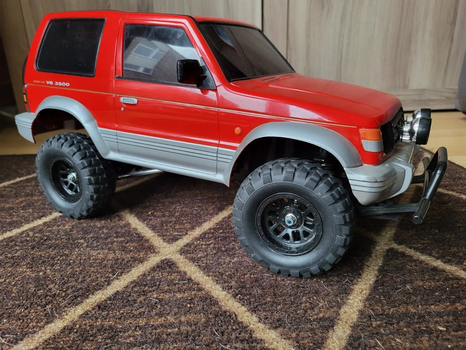 Tamiya 58132 XB Pro Pajero CC-01 Metaltop 4WD 1/10 TOP Zustand ALU Umbauten LED - Bild 1 von 4