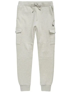 NWT MENS POLO RALPH LAUREN CARGO POCKET SWEATPANTS~GRAY~XXL - Picture 1 of 3