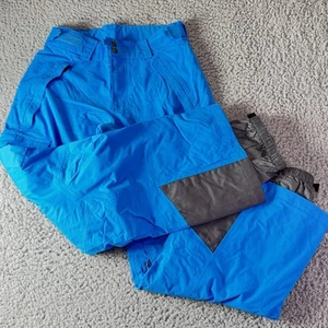 Columbia Titanium Blue Gray Snowboard Ski Insulated Pants Men’s Size Small - Picture 1 of 9