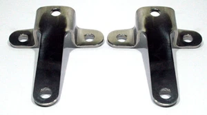 BSA A7 A10 B31 B33 RGS Speedo & rev counter mounting brackets 65-9111 Stainless - Picture 1 of 2