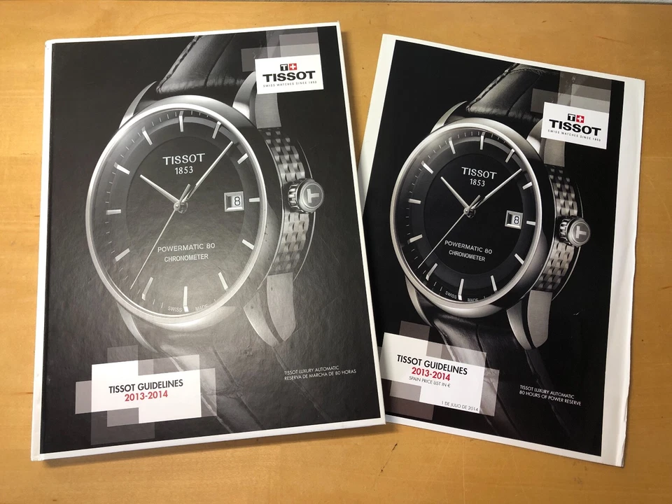 TISSOT Guidelines General Catalogue 2013 2014 - Watch Collection - Spanish Foto 1 de 4
