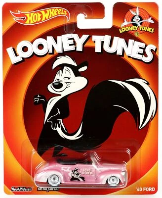 Ford Pepe Le Pew Looney Tunes Series '40 Hot Wheels - BDR81 NRFP 2013 rosa 1:64 Foto 1 de 4