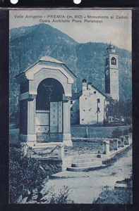 Cartolina Valle Antigorio Premia Monumento ai Caduti AH1402 - Foto 1 di 1