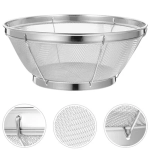 Rice Washing Sieve Fruit and Veggie Bowl Rinser Strainer Container - Picture 1 of 12